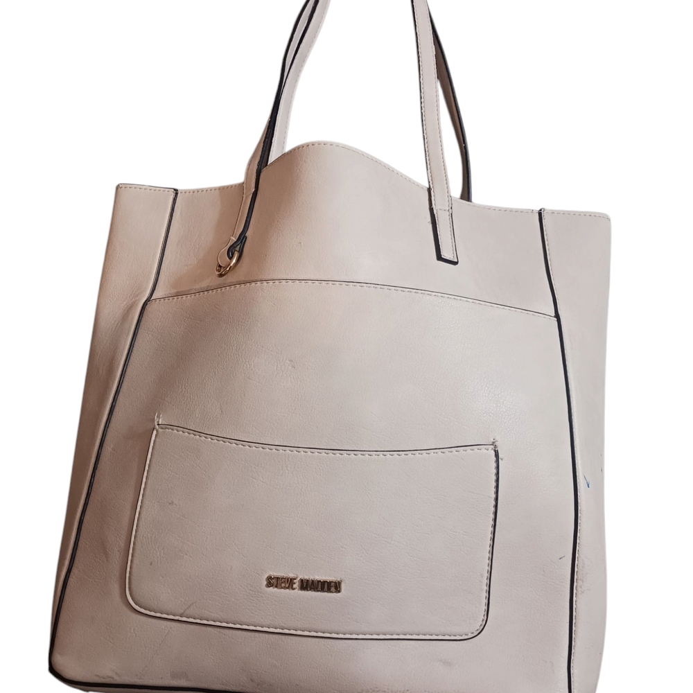 Steve Madden Cream Tote Bag